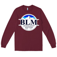 Burgundy buschs light matters Long Sleeve Tee - artisFamous