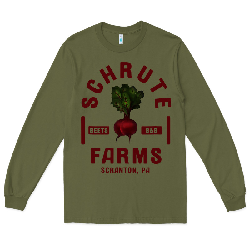The Office Schrute Farms Premium Long Sleeve Tee by artisFamous | Teevron