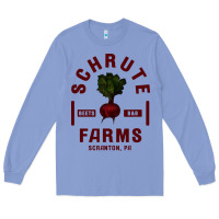 Colony Blue the office schrute farms premium Long Sleeve Tee - artisFamous