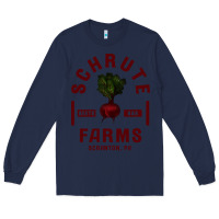 Navy the office schrute farms premium Long Sleeve Tee - artisFamous