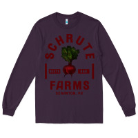 Plum the office schrute farms premium Long Sleeve Tee - artisFamous