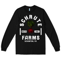Black the office schrute farms premium Long Sleeve Tee - artisFamous