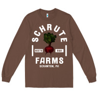 Chestnut the office schrute farms premium Long Sleeve Tee - artisFamous