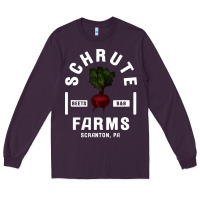 Plum the office schrute farms premium Long Sleeve Tee - artisFamous