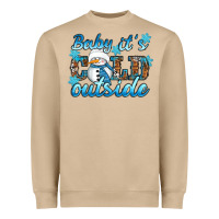 Mushroom Baby it's cold outside Heavyweight Sweatshirt - RanaPortraitStore