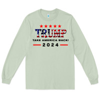 Donald Trump 2024 Take America Back Election Long Sleeve Tee | Teevron