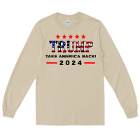 Mushroom donald trump 2024 take america back election Long Sleeve Tee - artisFamous