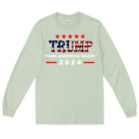 Matcha donald trump 2024 take america back election Long Sleeve Tee - artisFamous
