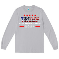 Moon Dust donald trump 2024 take america back election Long Sleeve Tee - artisFamous