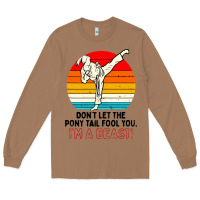 Toasted Coconut karate girl kick Long Sleeve Tee - artisFamous