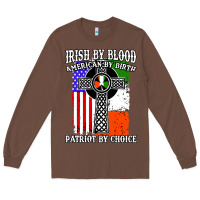 Chestnut irish by blood american Long Sleeve Tee - artisFamous
