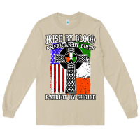 Mushroom irish by blood american Long Sleeve Tee - artisFamous