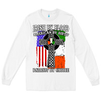 White irish by blood american Long Sleeve Tee - artisFamous
