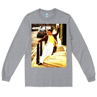 Heather Grey jonathan bailey dancing Long Sleeve Tee - artisFamous