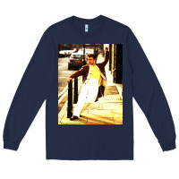 Navy jonathan bailey dancing Long Sleeve Tee - artisFamous