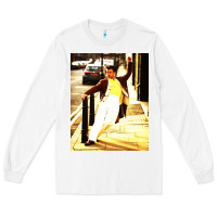 White jonathan bailey dancing Long Sleeve Tee - artisFamous