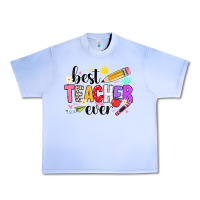 Grape Ice iBest Teacher Ever Urban Heavy Tee - CowhideDigitalArt