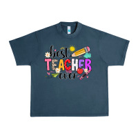 Midnight Navy iBest Teacher Ever Urban Heavy Tee - CowhideDigitalArt