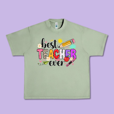 Ibest Teacher Ever Urban Heavy Tee Designed By Cowhidedigitalart