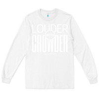 White louder with crowder Long Sleeve Tee - artisFamous