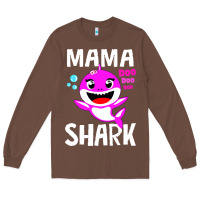 Chestnut mama shark doo doo shirt Long Sleeve Tee - artisFamous