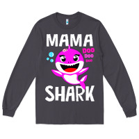 Smoke mama shark doo doo shirt Long Sleeve Tee - artisFamous