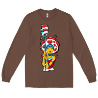 Chestnut mushroom Long Sleeve Tee - artisFamous