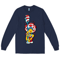 Navy mushroom Long Sleeve Tee - artisFamous