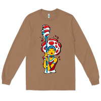Toasted Coconut mushroom Long Sleeve Tee - artisFamous