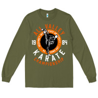 Army Green old school all valley karate championship retro Long Sleeve Tee - artisFamous