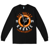 Black old school all valley karate championship retro Long Sleeve Tee - artisFamous