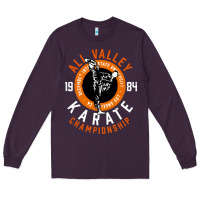 Plum old school all valley karate championship retro Long Sleeve Tee - artisFamous