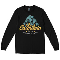 Black california malibu beach Long Sleeve Tee - artisFamous