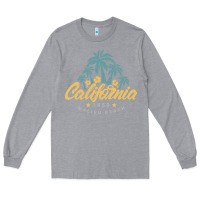 Heather Grey california malibu beach Long Sleeve Tee - artisFamous