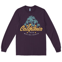Plum california malibu beach Long Sleeve Tee - artisFamous