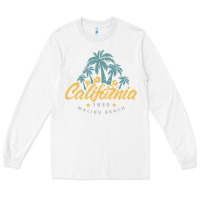 White california malibu beach Long Sleeve Tee - artisFamous