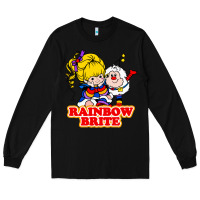 Black rainbow brite Long Sleeve Tee - artisFamous