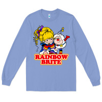 Colony Blue rainbow brite Long Sleeve Tee - artisFamous