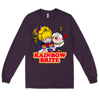 Plum rainbow brite Long Sleeve Tee - artisFamous