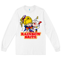 White rainbow brite Long Sleeve Tee - artisFamous
