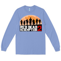 Colony Blue red dead redemption Long Sleeve Tee - artisFamous