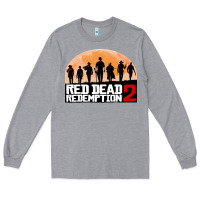 Heather Grey red dead redemption Long Sleeve Tee - artisFamous
