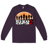 Plum red dead redemption Long Sleeve Tee - artisFamous