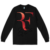 Black rf federer Long Sleeve Tee - artisFamous