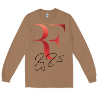Toasted Coconut rf federer Long Sleeve Tee - artisFamous