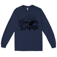 Navy cruise ship bon voyage Long Sleeve Tee - artisFamous