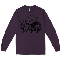 Plum cruise ship bon voyage Long Sleeve Tee - artisFamous
