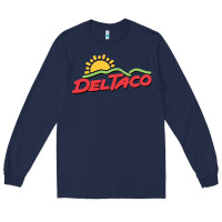 Navy del taco Long Sleeve Tee - artisFamous
