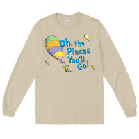 Mushroom seuss oh the places you’ll go Long Sleeve Tee - artisFamous
