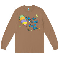 Toasted Coconut seuss oh the places you’ll go Long Sleeve Tee - artisFamous